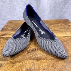 Rothy's Women's Gray and Black Flats